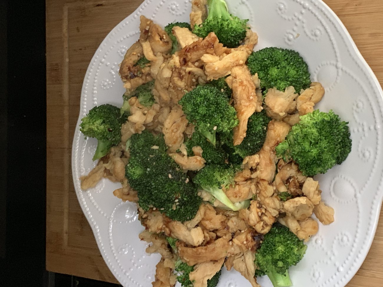 Broccoli Soy Curl Stir Fry