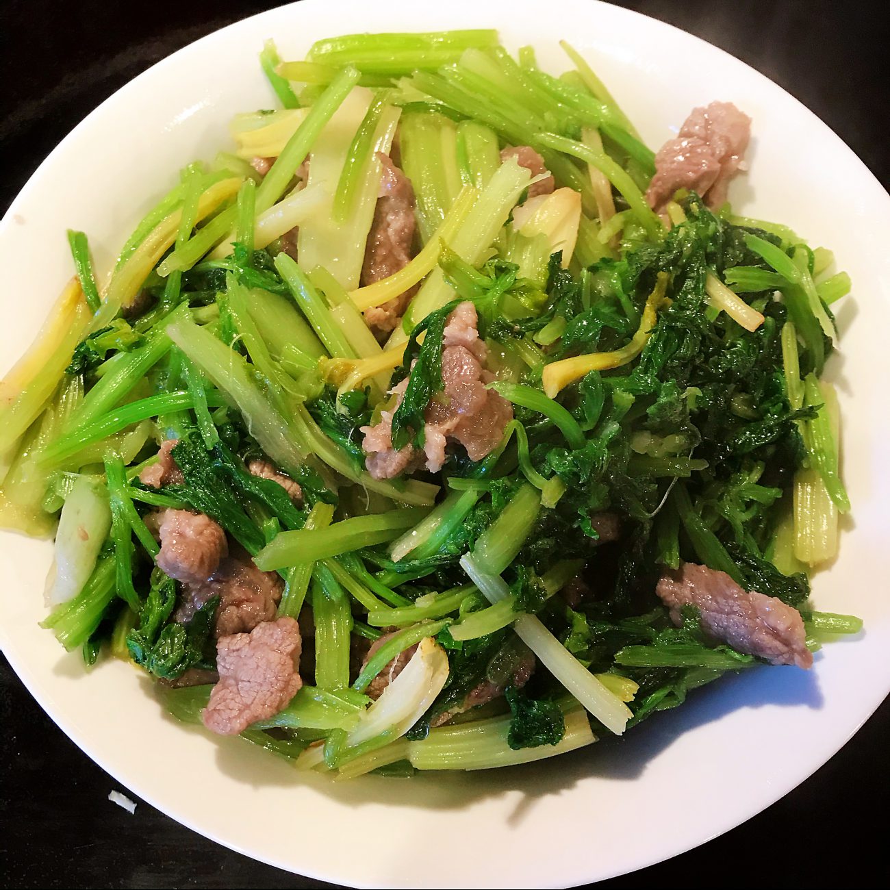 Beef Grilled Chinese Celery