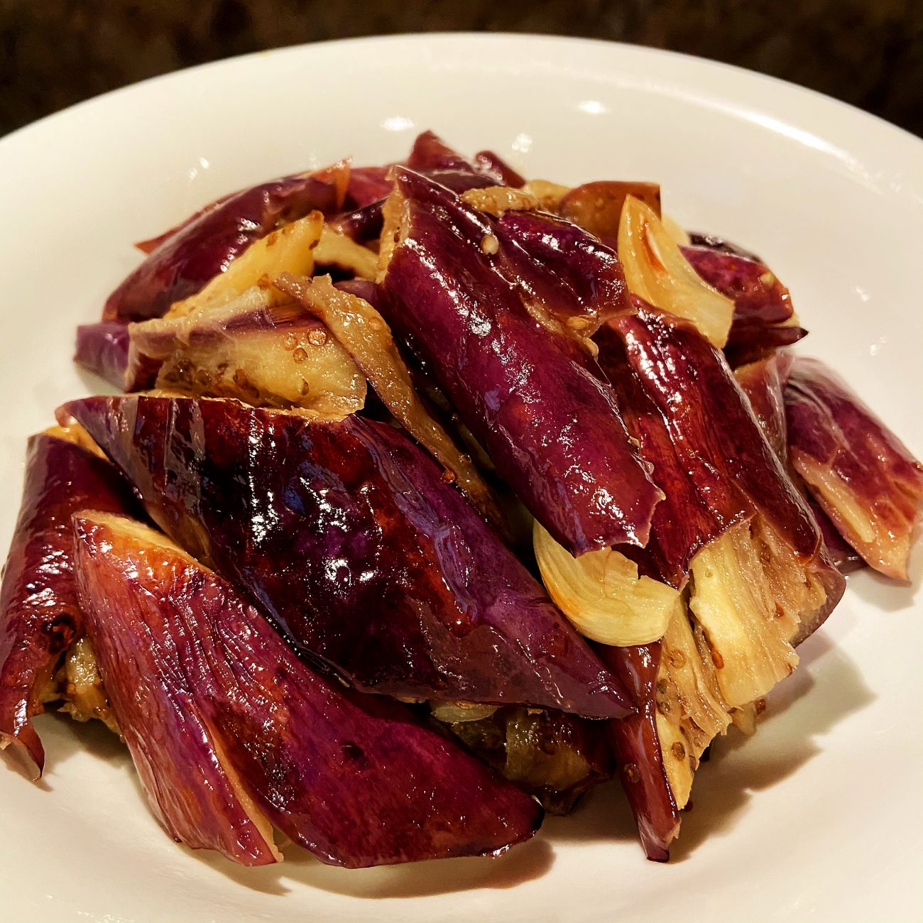 Garlic Grilled Chinese Eggplant