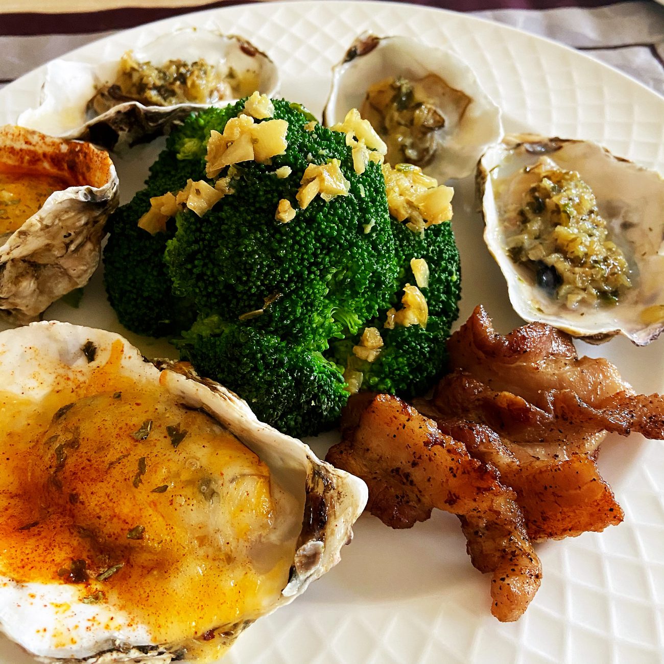 Grilled Garlic Butter Oyster